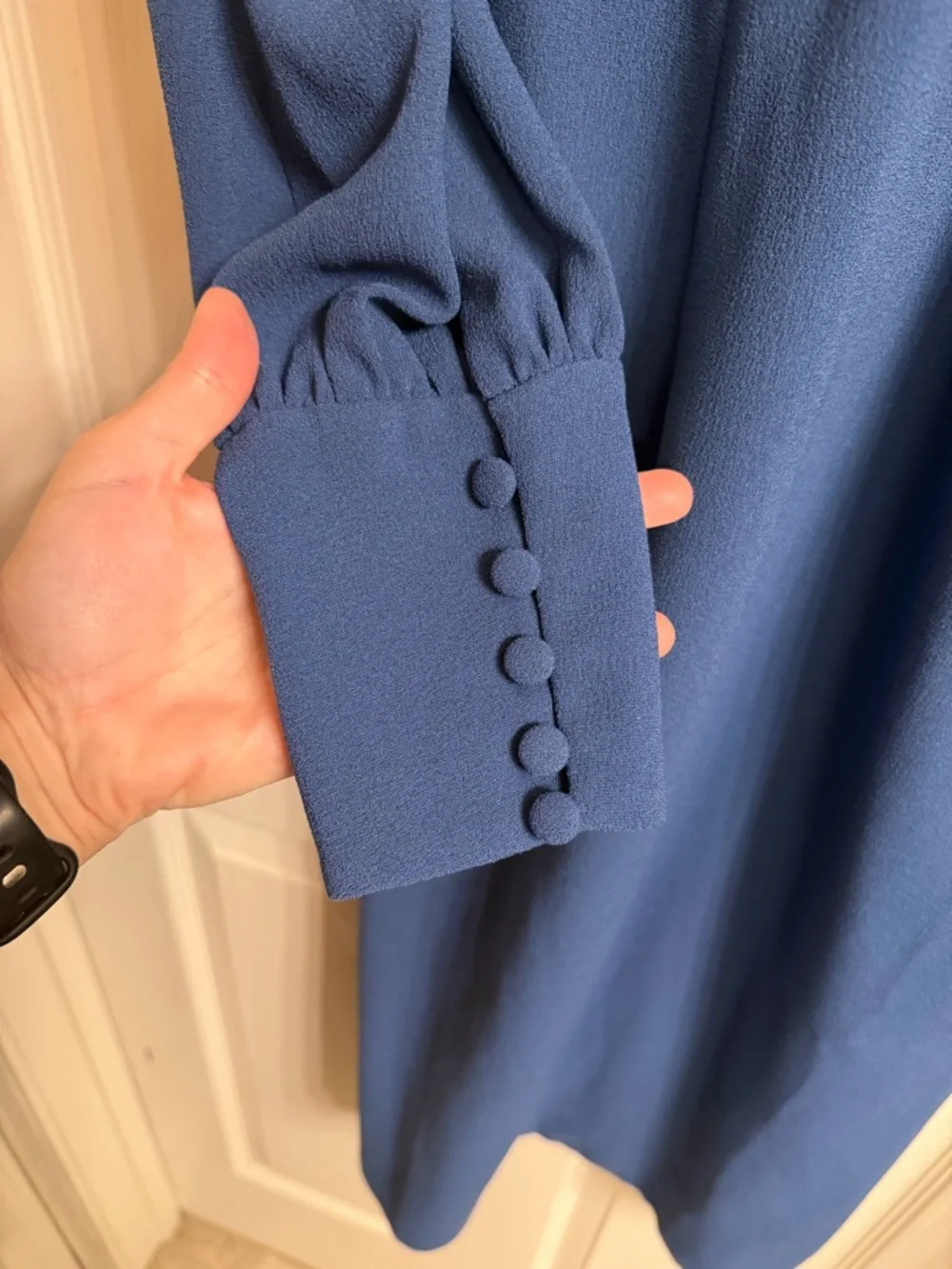 Dress the population - Norah dress in blue graphite size small